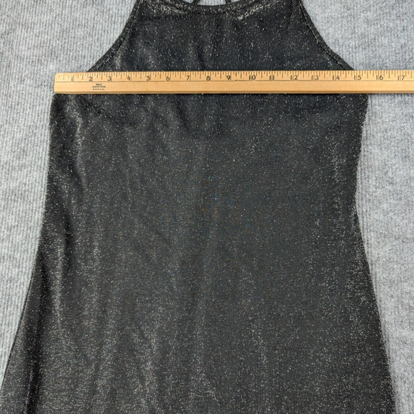 Vintage 90s Maurices Gown Womens Medium Sparkle Maxi Dress Y2K Whimsigoth Fairy - Picture 4 of 7